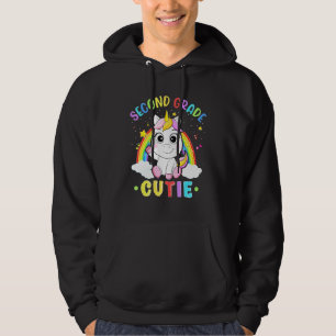 Sudadera El Segundo Grado Cutie Unicorn De Vuelta A Los Chi