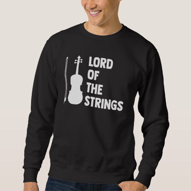 Sudadera El Señor De Las Cadenas Jugando El Instrumento De  (Anverso)