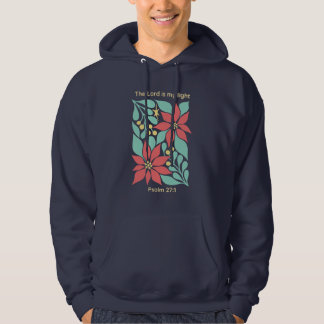 Sudadera El Señor Es Mi Luz – Salmo 27:1 Floral Navidad