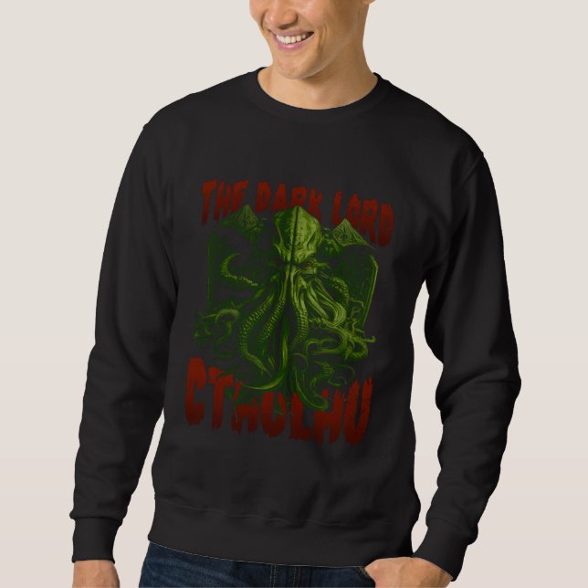 Sudadera El Señor Oscuro Cthulhu Lovecraft (Anverso)