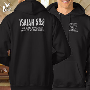 Sudadera EL SEÑOR SERÁ MI RETAGUARDIA Versículo de la Bibli