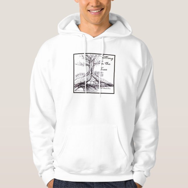Sudadera El sentarse en el árbol y sueño (Anverso)