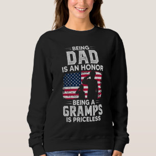 Sudadera El Ser Padre Es Un Honor Ser Gramps Es Un Precio