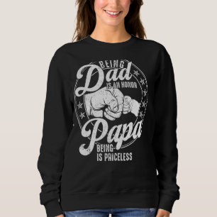 Sudadera El Ser Papá Es Un Horno, Papá No Tiene Precio