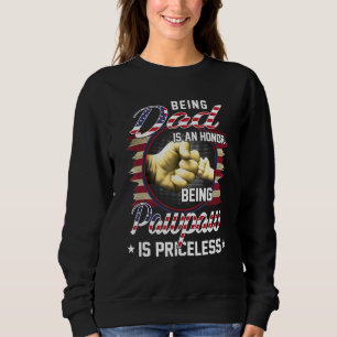 Sudadera El Ser Un Padre Es Un Honor Ser Un Pawpaw Es Pri.