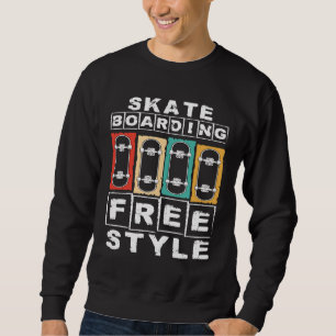 Sudadera El skateboarding es mi estilo de vida retro