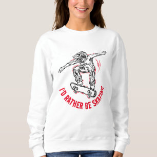 Sudadera El Skater Hace Mediodía, Más Que Patinar