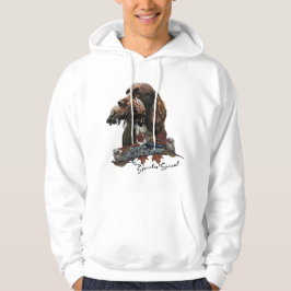 Sudadera El Sprocker Spaniel, el arte del perro de las arma