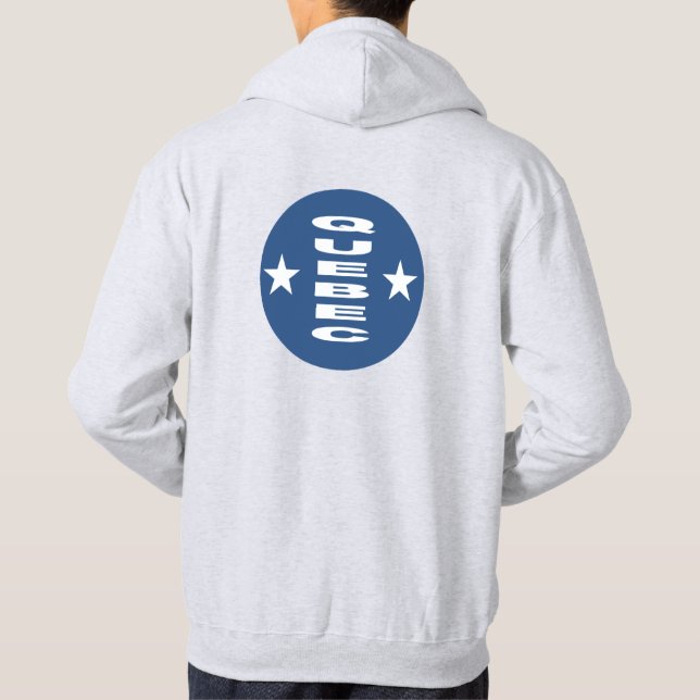 Sudadera El sudor del azote de los hombres de QUEBEC (Reverso)