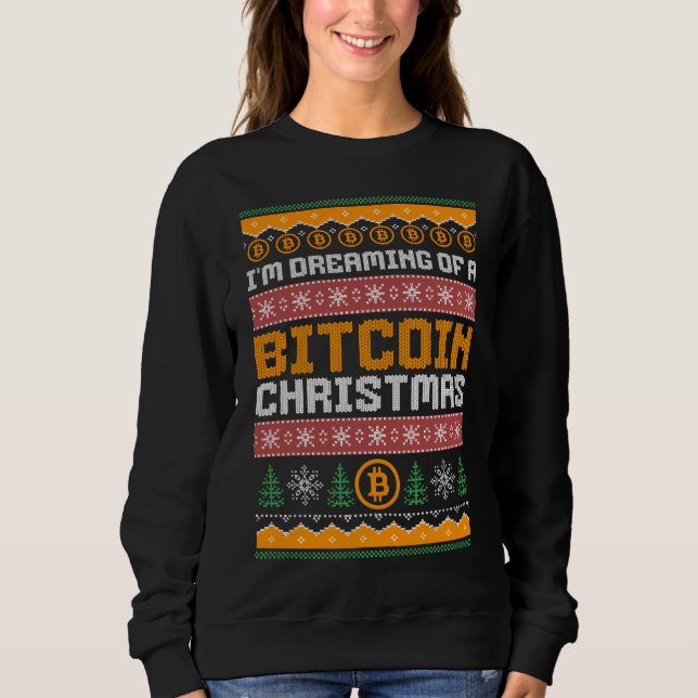 Sudadera El sueño de un patrón de broma de NAVIDADES de BIT (Anverso)
