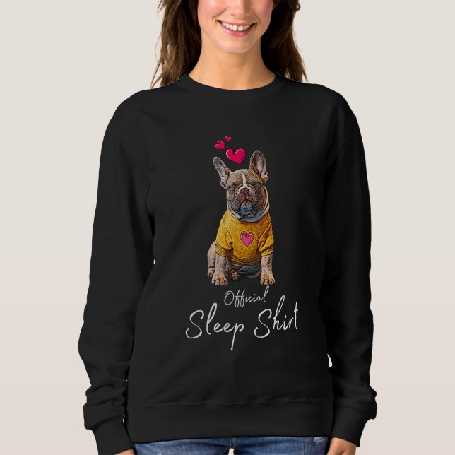 Sudadera El Sueño Oficial Con El Motif De Perro Cuto (Anverso)