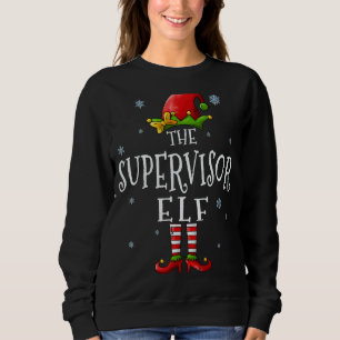 Sudadera El Supervisor Elf Squad Funny Groupe Coincidiendo 