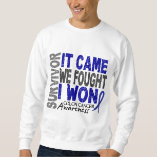 Sudadera El superviviente del cáncer de colon que vino