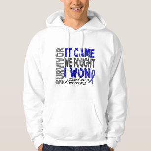 Sudadera El superviviente del cáncer de colon que vino