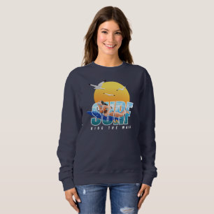 Sudadera El surfista avanza por la ola Mujeres