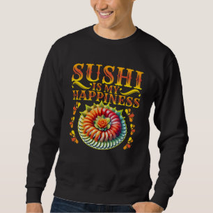 Sudadera el sushi es mi felicidad