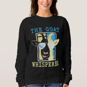 Sudadera El Susurrador de Cabras Cabra Genial Con Gafas de