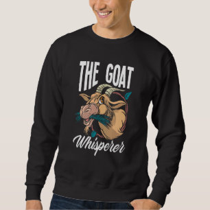 Sudadera El susurrador de cabras Granja de cabras Granjero
