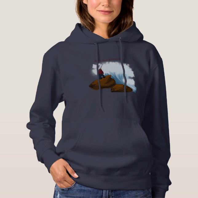 Sudadera El tamaño de las mujeres adultas del salvador (Anverso)