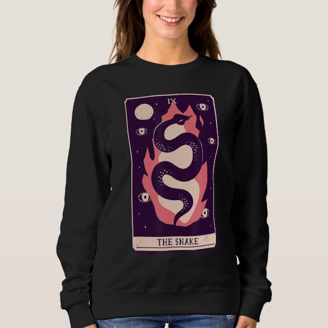 Sudadera El tarot de la llama de la serpiente (Anverso)