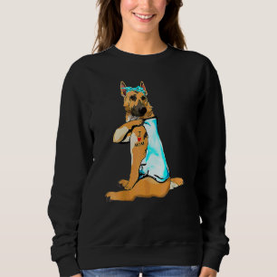 Sudadera El tatuaje del perro pastor alemán me encanta el d