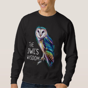 Sudadera El Tee gráfico de la sabiduría de la lechuza