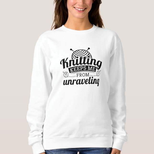 Sudadera El Tejido Me Impide Desentrañar (Anverso)