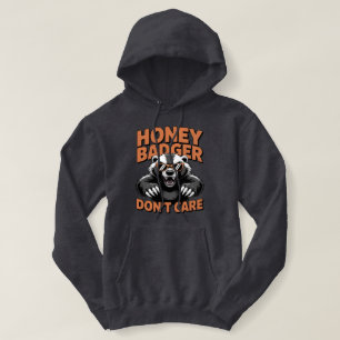 Sudadera El tejón melero no se preocupa Una adorable y di