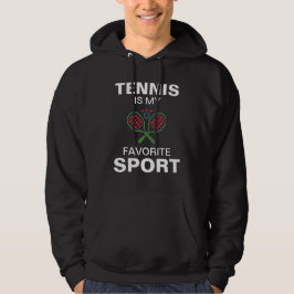 Sudadera El tenis es mi deporte favorito
