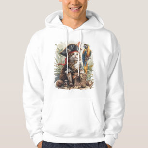 Sudadera El tesoro pirata de un gato