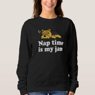 Sudadera El tiempo de Nap de Cute Yorkshire Terrier Yorkie 