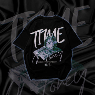 Sudadera El tiempo es dinero - Streetwear Hustle Graphic Te