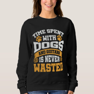 Sudadera El Tiempo Pasado Con Perros Y Guitarras Nunca Es P