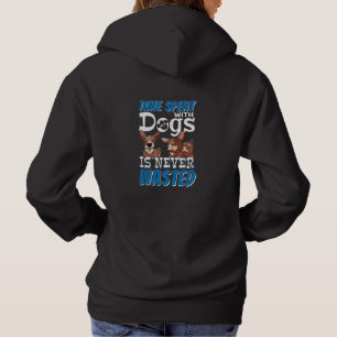 Sudadera El tiempo que pasa con los perros nunca se pierde
