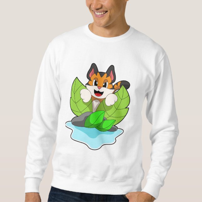 Sudadera El tigre en la caza (Anverso)