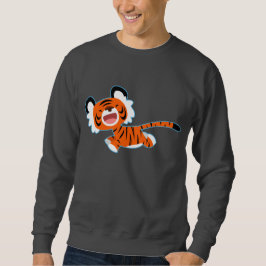 Sudadera El Tigre Personalizado En La Camiseta Huida