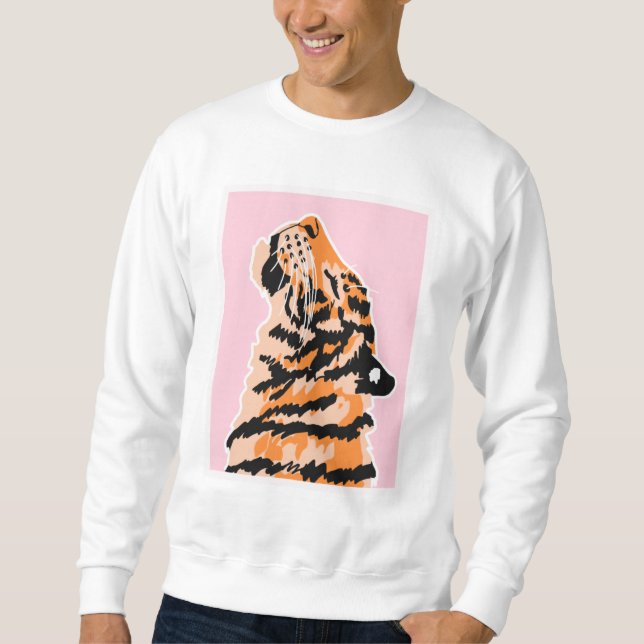 Sudadera El tigre Rizz (Anverso)