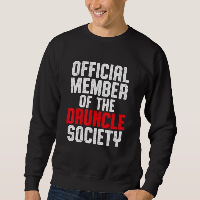 Sudadera El tío borracho bebe alcohol _55 (Anverso)