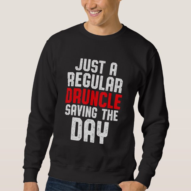 Sudadera El tío borracho bebe alcohol _66 (Anverso)