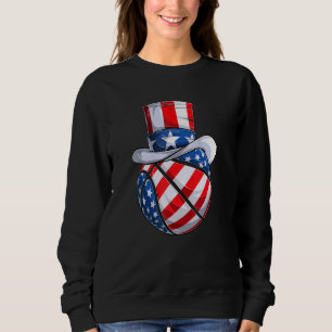 Sudadera El Tío De Baloncesto Sam Gorra 4 De Julio Hombres
