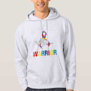 Sudadera El tío de un guerrero autismo: Conciencia Tee Gift