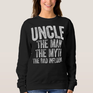 Sudadera El tío del día del padre el hombre el mito la mala