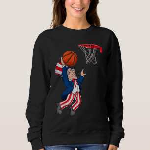 Sudadera El Tío Sam De Baloncesto, El 4 De Julio, Es Un Dim