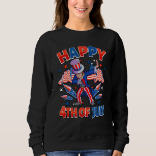 Sudadera El Tío Sam De Dabbing El 4 De Julio Chicos Estadou