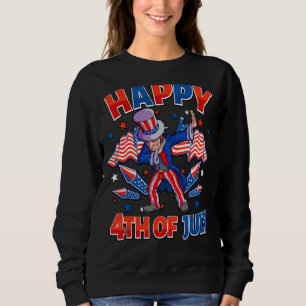 Sudadera El Tío Sam De Dabbing El 4 De Julio Chicos Estadou