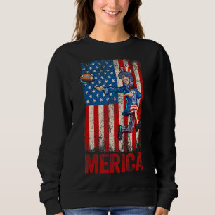 Sudadera El Tío Sam De Fútbol 4 De Julio Hombres Estadounid