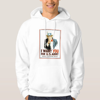 Sudadera El tío Sam I le quiere ejército