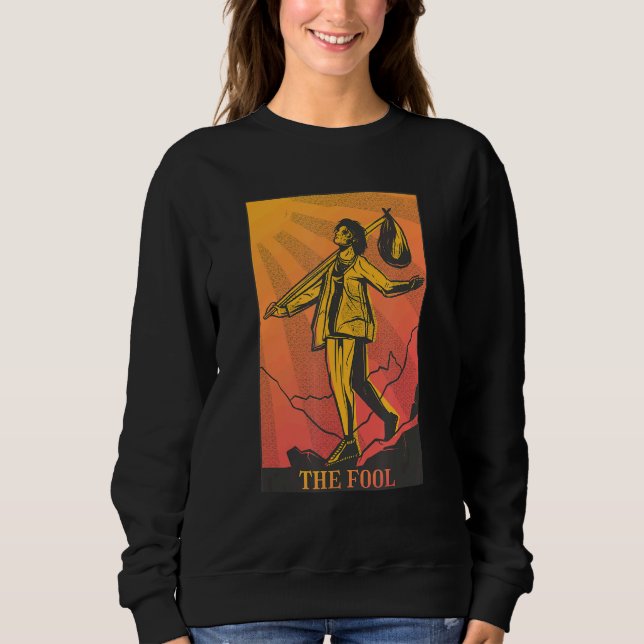 Sudadera El tonto vagabundo tarot (Anverso)