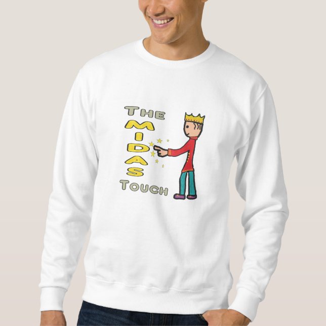 Sudadera El toque de Midas (Anverso)