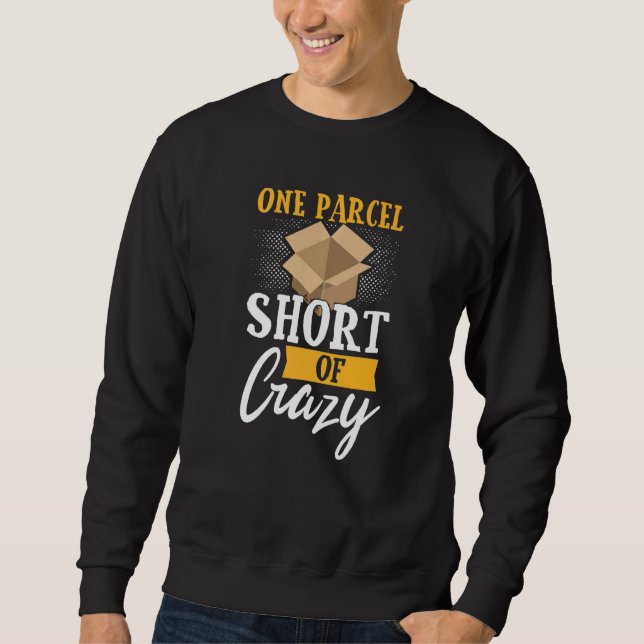 Sudadera El Trabajador Postal Mailman, Un Parcela Corto De  (Anverso)